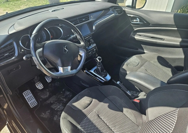Citroen DS3 cena 13600 przebieg: 145000, rok produkcji 2011 z Iława małe 79